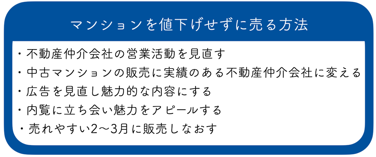 マンションを値下げせずに売る方法