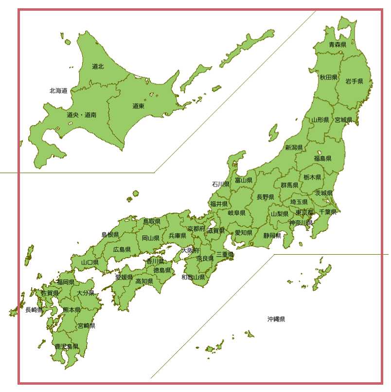 地図上で地域を選択する