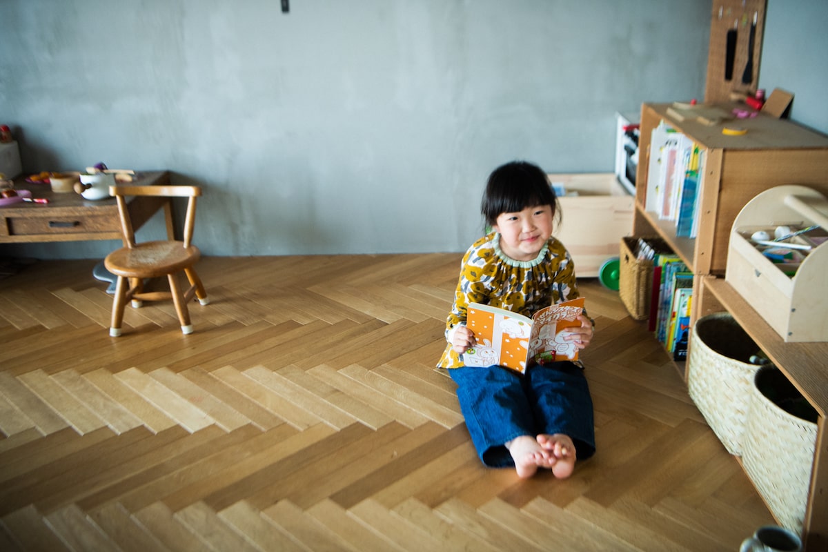 子どもの遊ぶスペース