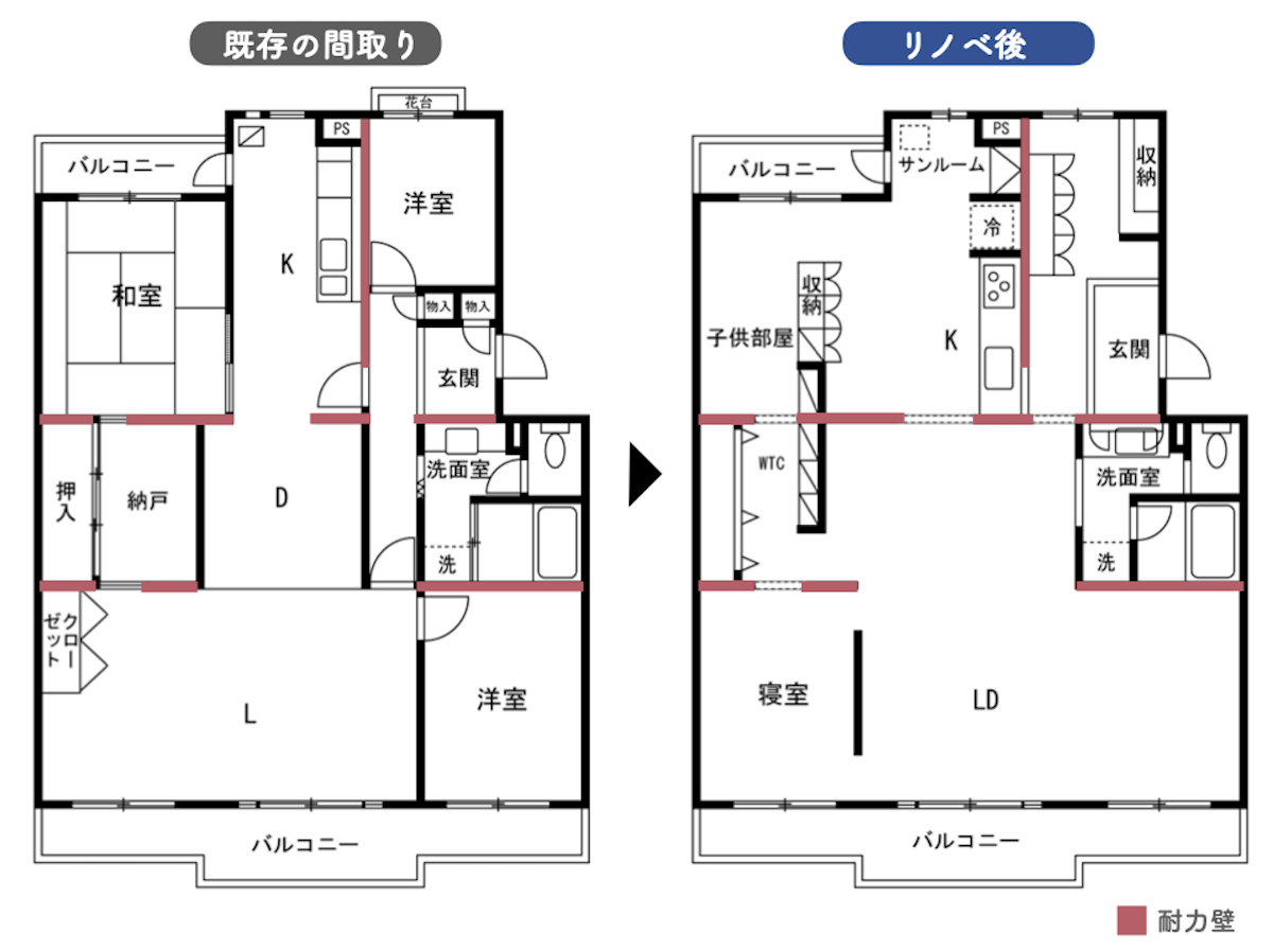 事例1の間取り図