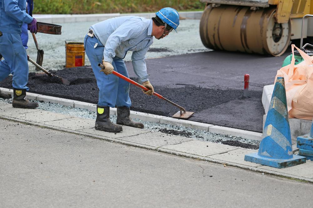 アスファルト整地