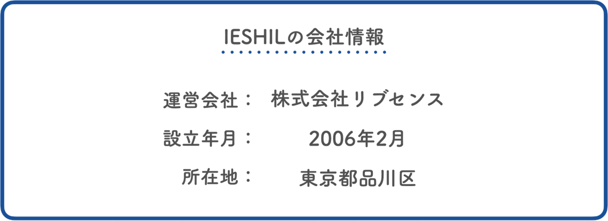 IESHIL会社情報