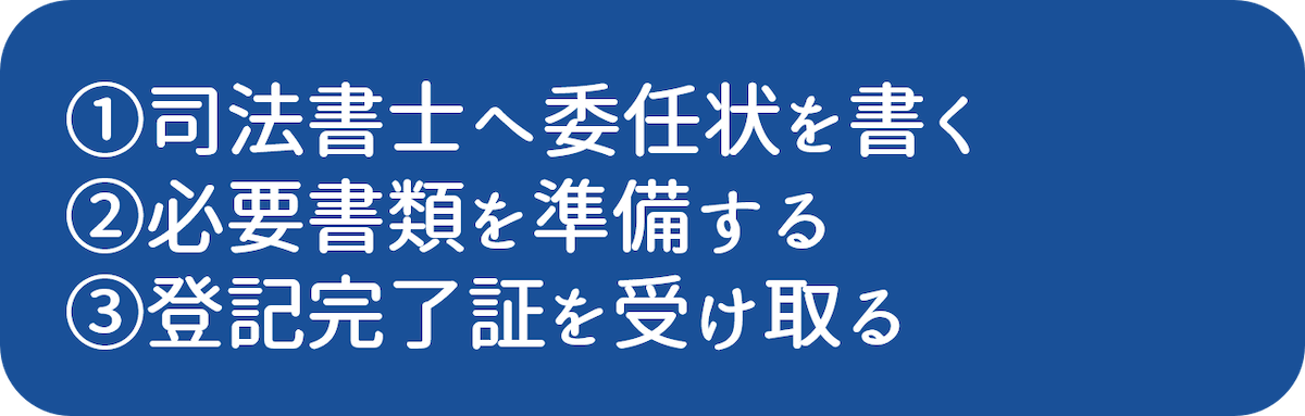 司法書士に依頼する場合