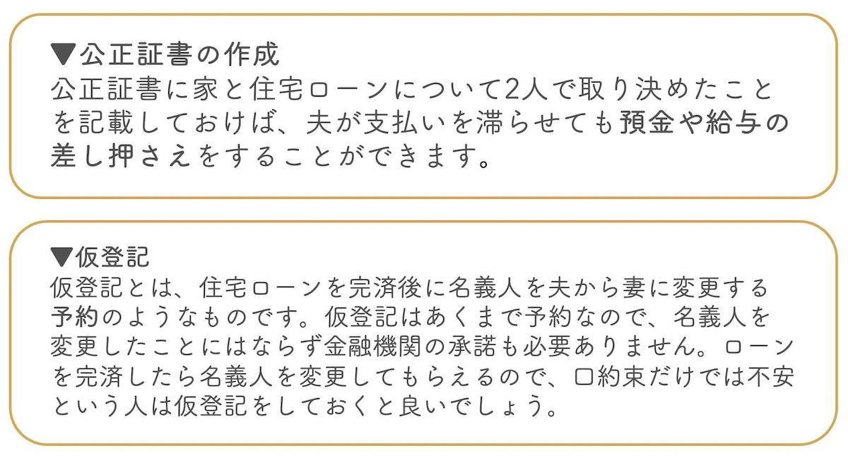 妻が住み続け、夫がローンを支払い続ける